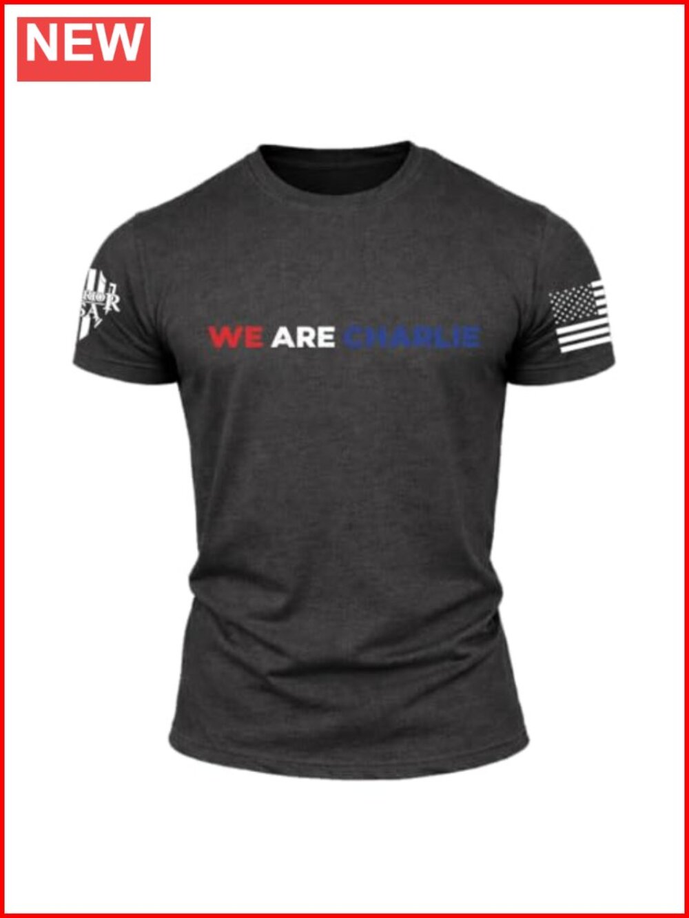 Men's Memorial T-Shirt – 60% Cotton 40% Polyester, Regular Fit, Made in USA